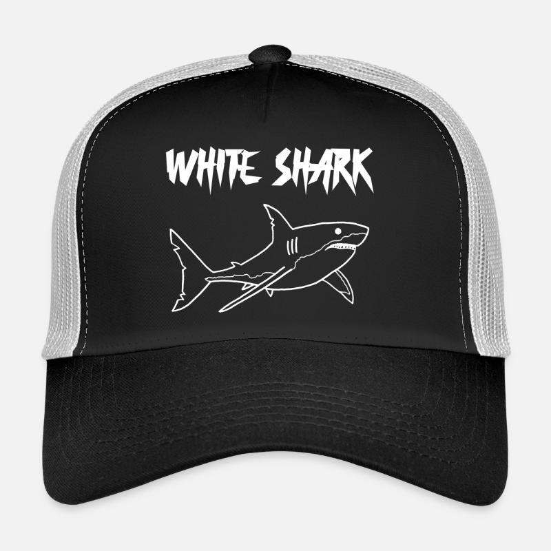 Requin blanc Casquette trucker 