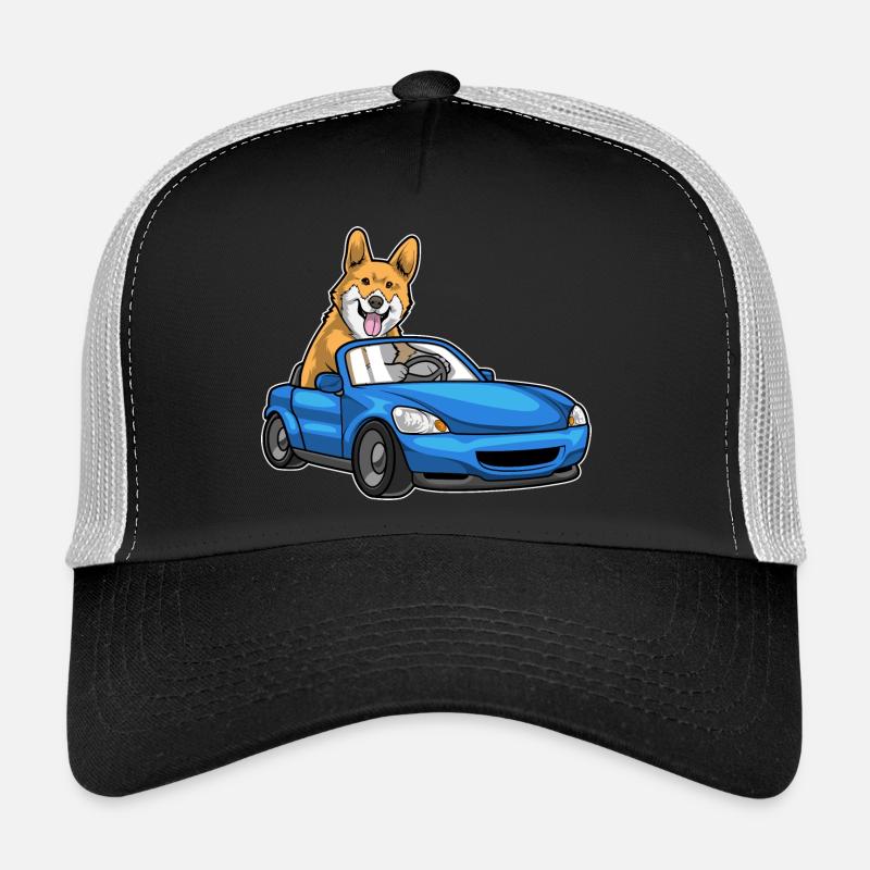 Corgi Auto - Trucker Cap - Schwarz/Steingrau