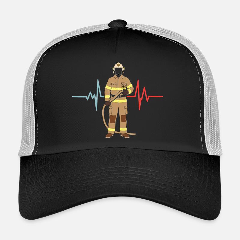 Dicton de la brigade de pompiers Casquette trucker 