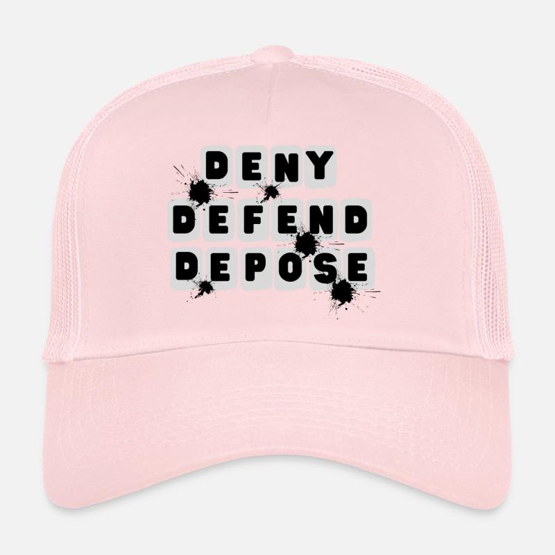 REFUSER, DÉFENDRE, DÉPOSER Casquette trucker 