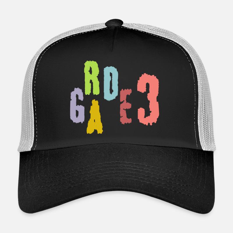 back to school grade 3 third grade Trucker Cap