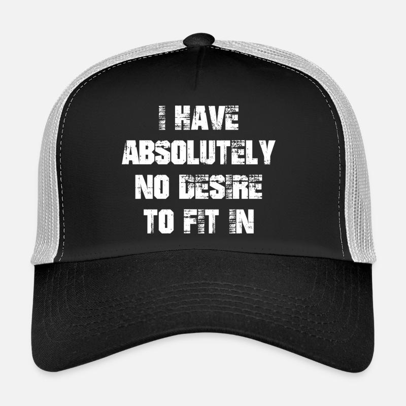 Je n’ai absolument aucune envie de m’intégrer Casquette trucker 
