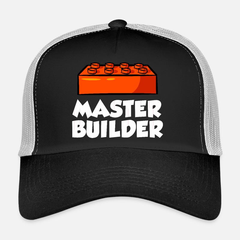 Brick Builder Toys Blocks Clamping Blocks Bricks Trucker Cap