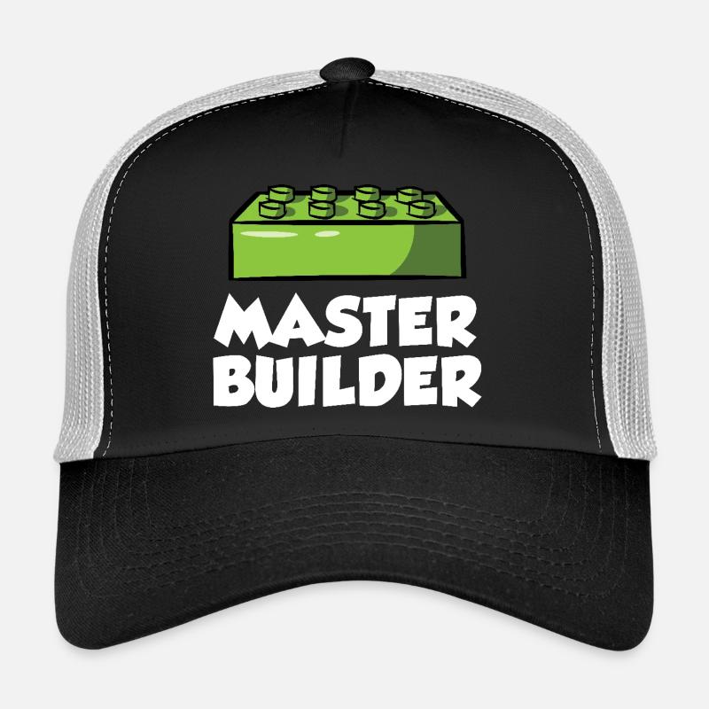 Constructeur de briques Bâtiment en briques Maître constructeur Casquette trucker 