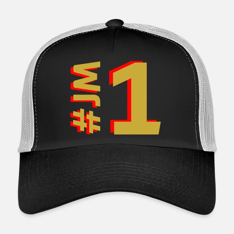 JM1 - Casquette trucker  - noir/gris pierre