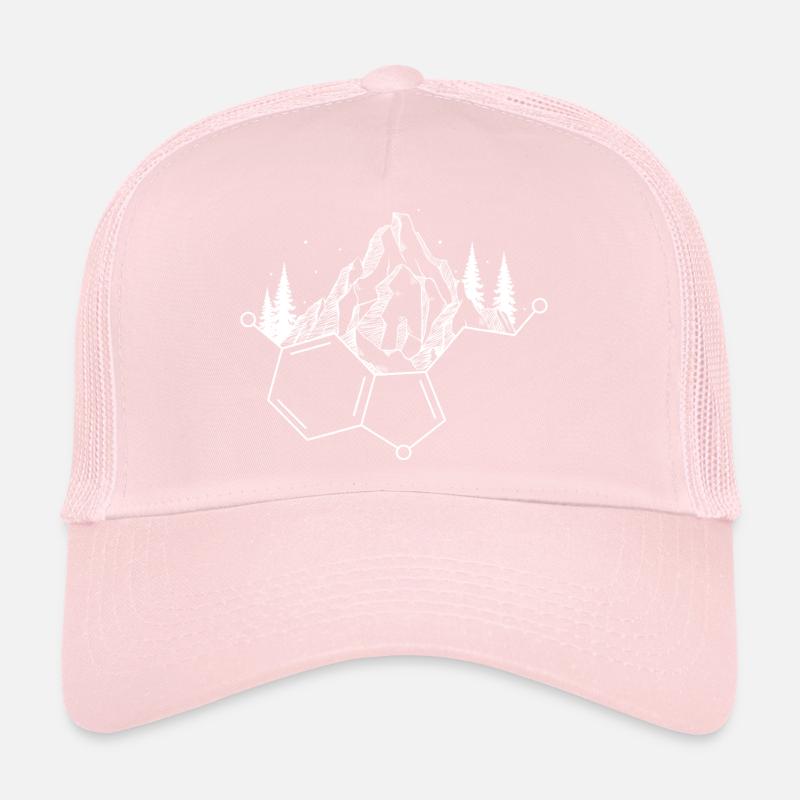 Nature Meets Science Mountain Design Trucker Cap