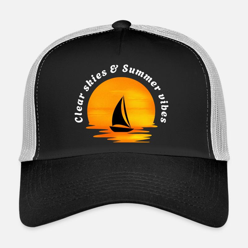 Clear skies & Summer vibes Trucker Cap
