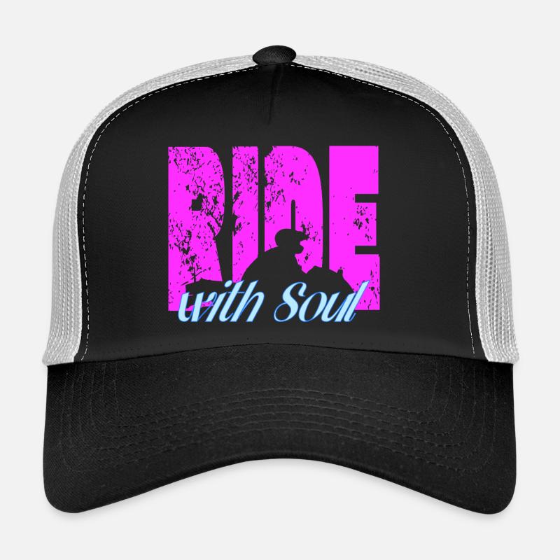 Pour les motards - RideWithSoul Casquette trucker 