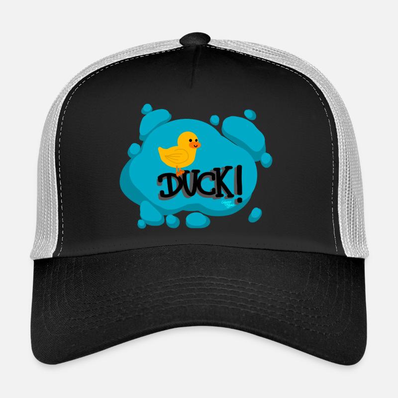 Duck! - Calypso Blous - Trucker Cap - Schwarz/Steingrau