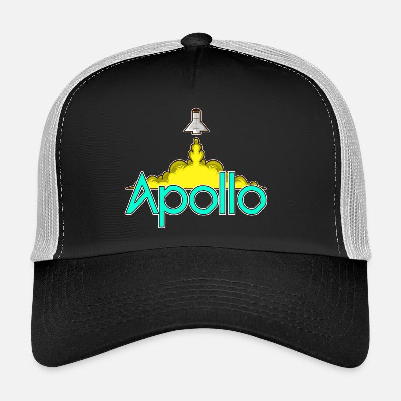 Apollo – lancement d’une fusée dans l’espace Casquette trucker 