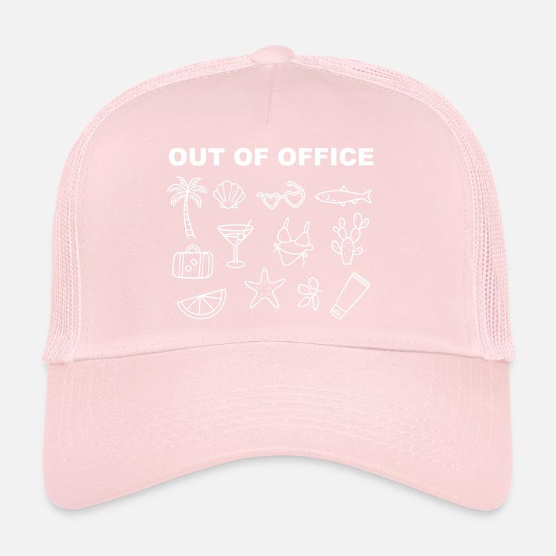 Absent du bureau (blanc) / Vacances / Pension Casquette trucker 