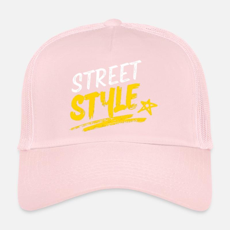 Vibrant Street Style Typography Design Trucker Cap