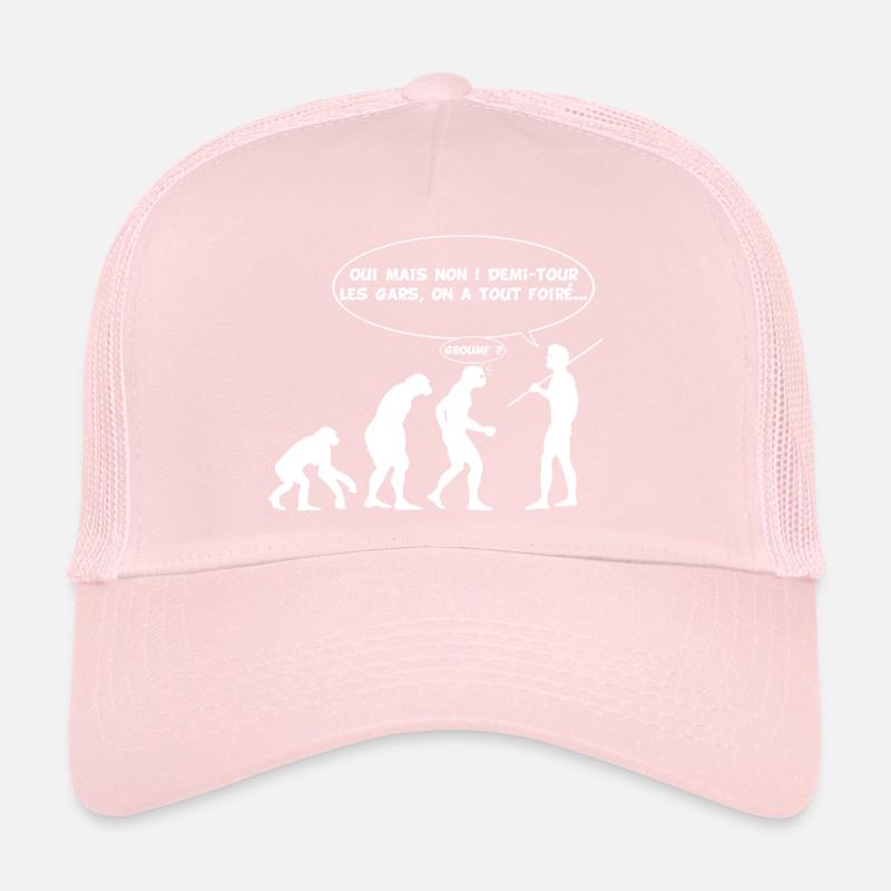 Erreur d'évolution (blanc) Casquette trucker 