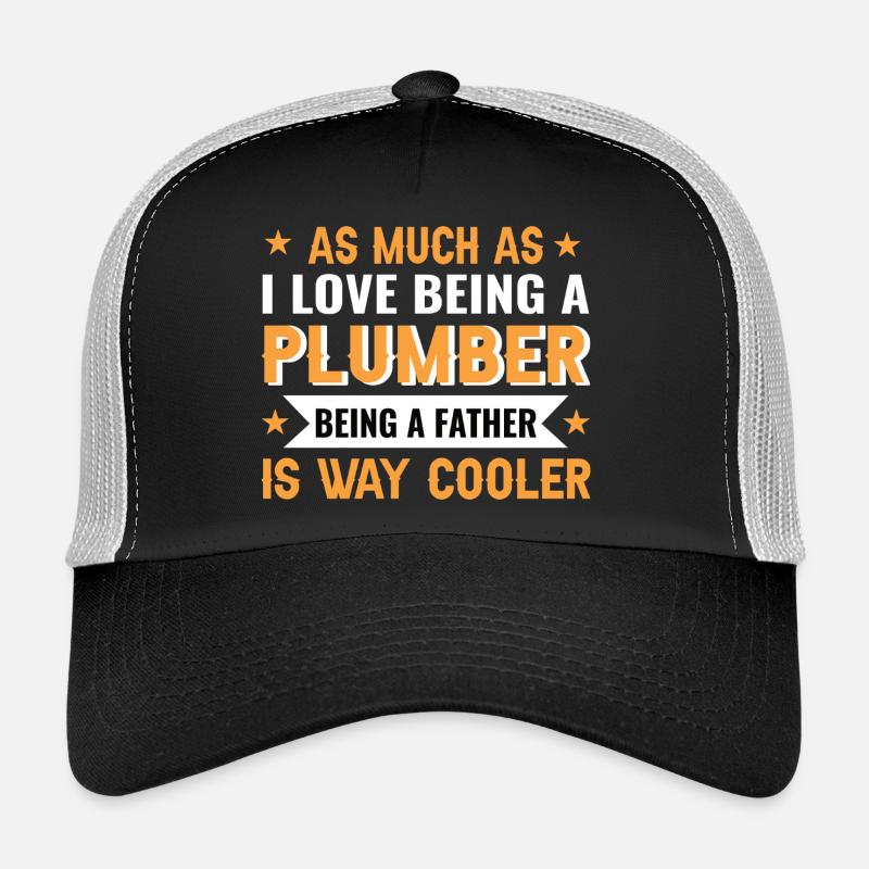 Humorvolles Papa-Plumber Design Trucker Cap