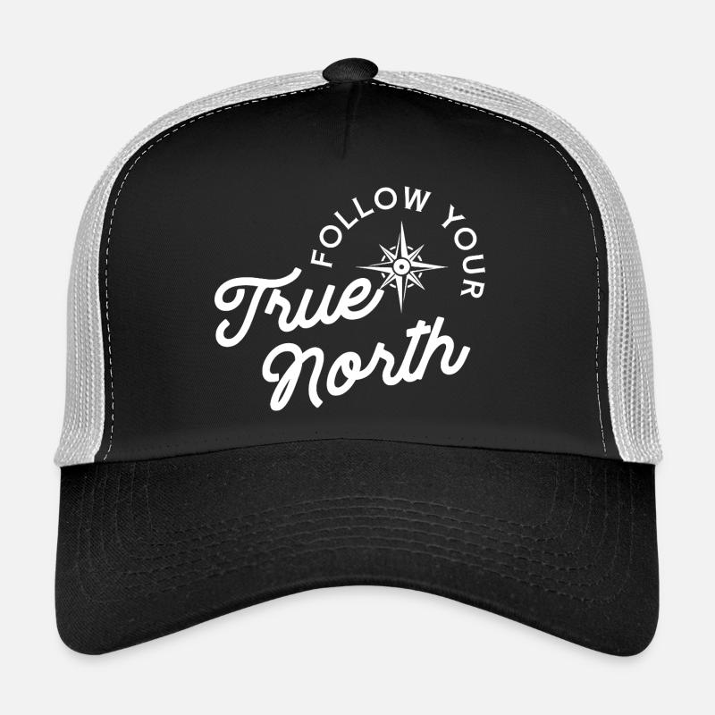 True North inspirierendes Zitat-Design Trucker Cap