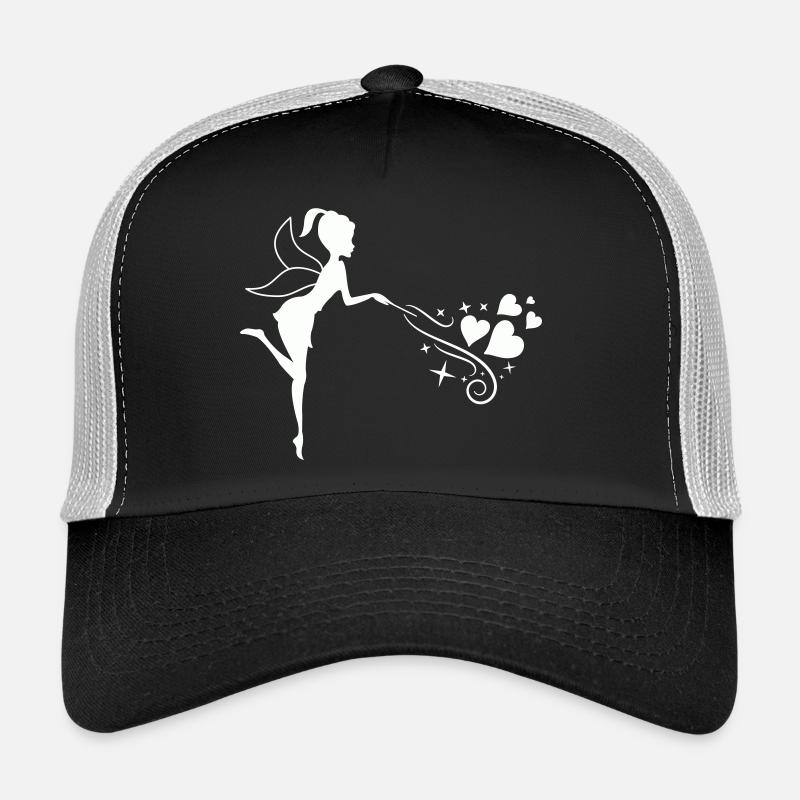 Märchenhafte Fee mit Herzmagie Trucker Cap