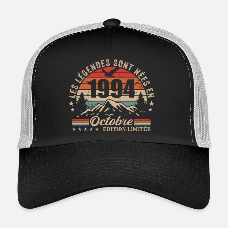 Octobre 1994 Cadeau Anniversaire 1994 October 1994 Casquette trucker 