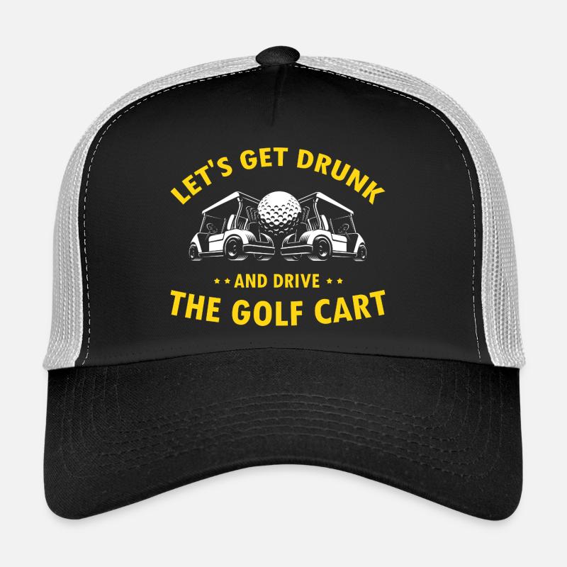 Get Loose On The Course Drive Cart Fun Golf Trucker Cap