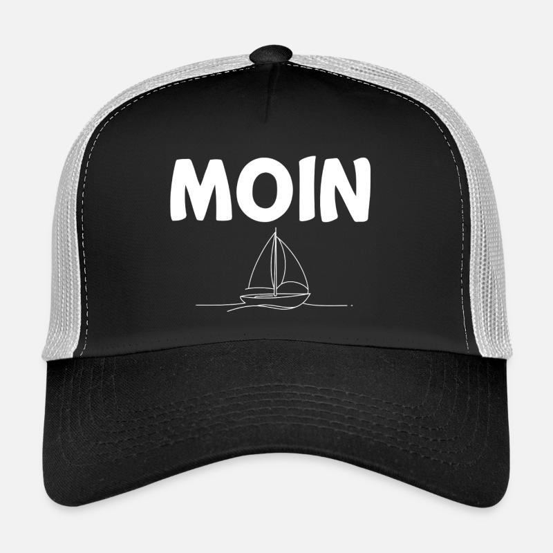 Moin Sailboat - Trucker Cap - black/stone grey