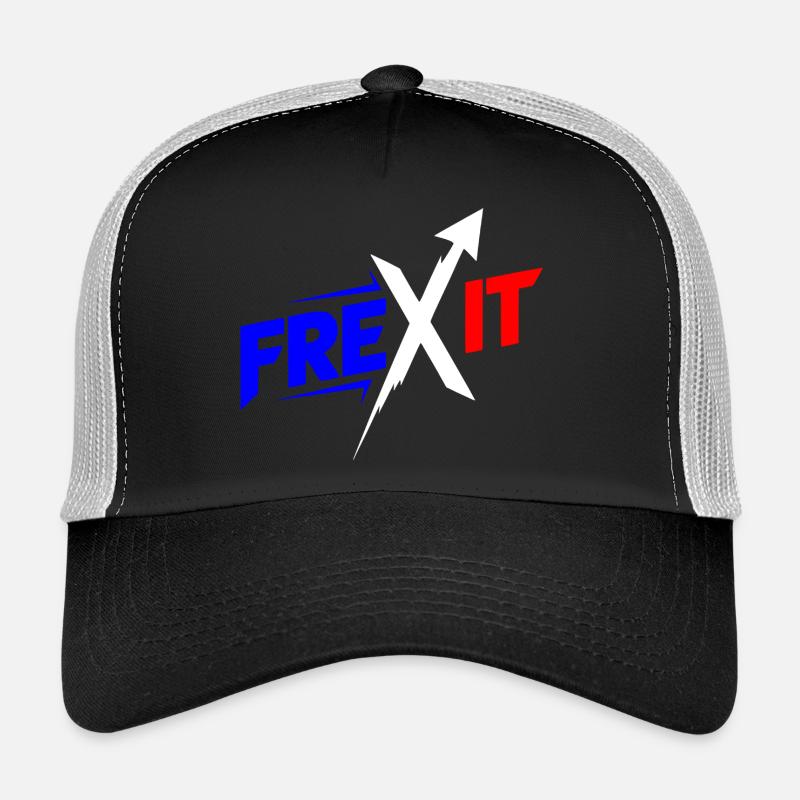Frexit Bleu blanc rouge Casquette trucker 