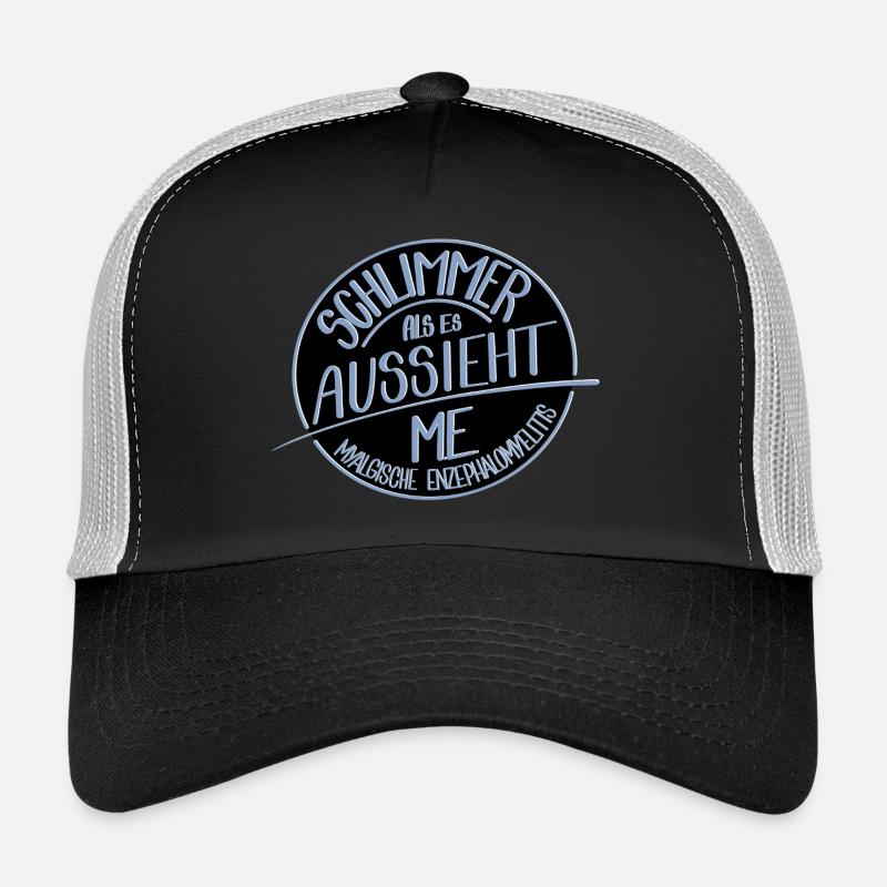 Schlimmer als es aussieht, ME - Trucker Cap - Schwarz/Steingrau