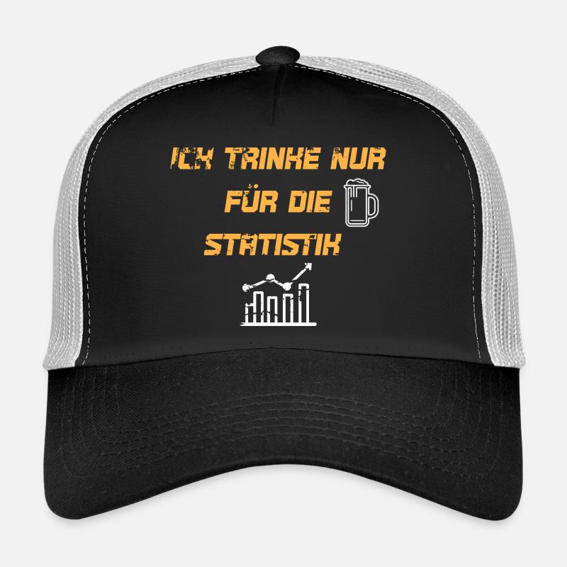 Je ne bois que pour les statistiques Casquette trucker 