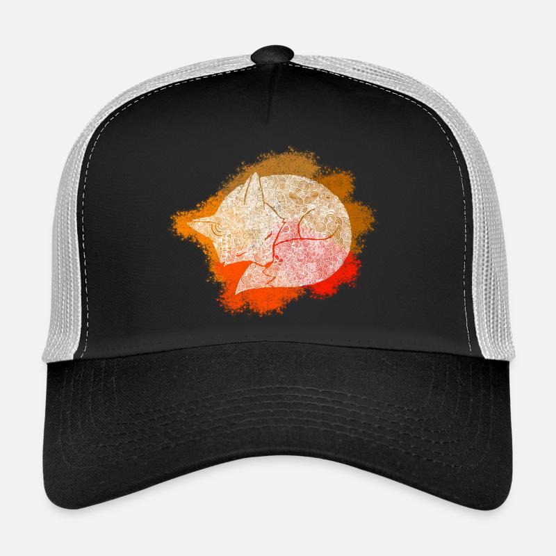 Renard Zentangle Casquette trucker 