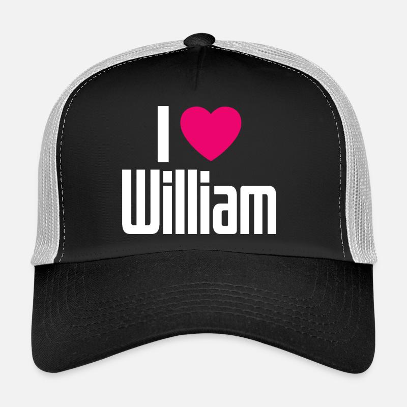 J’aime William Pink Heart J’aime William Casquette trucker 