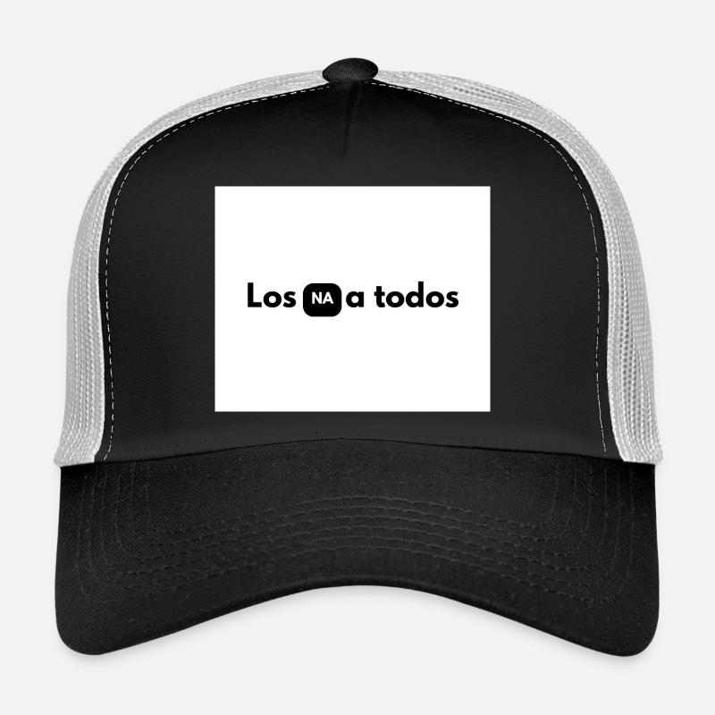NA in der schwarzen Box zwischen den Buchstaben - Trucker Cap - Schwarz/Steingrau