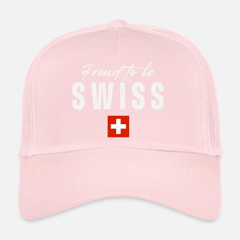 Fierté suisse, drapeau suisse Casquette trucker 