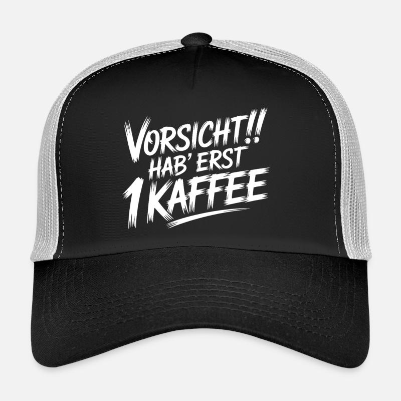 Caution First 1 coffee Trucker Cap