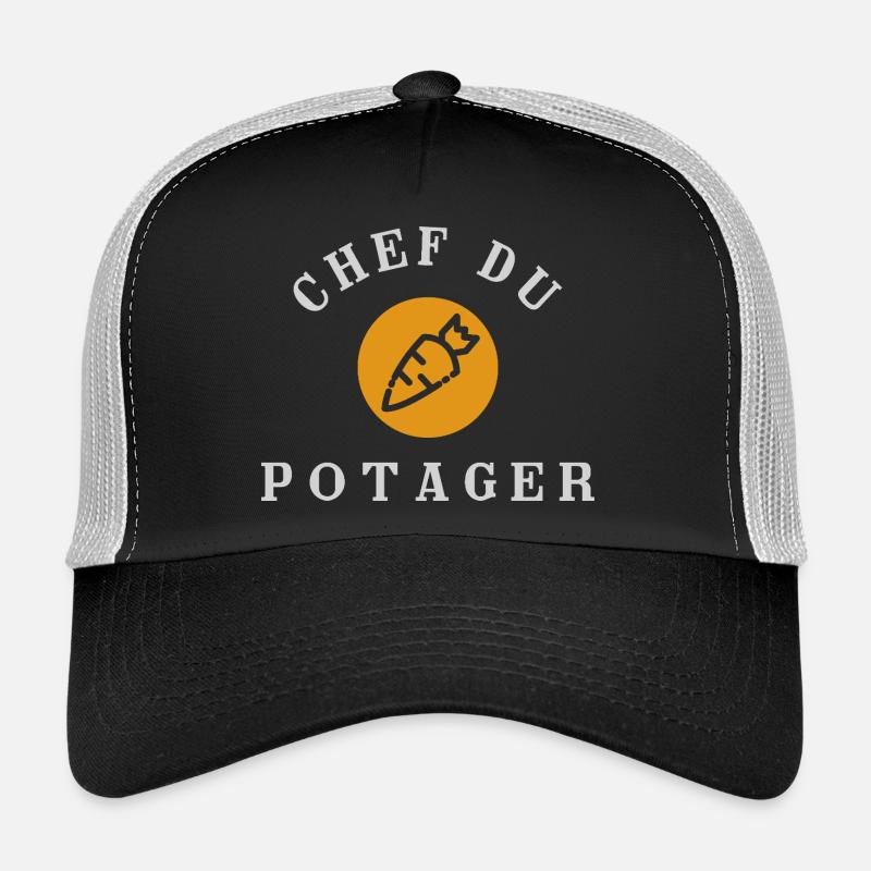 Chef du Potager Design Humorous Gardening Trucker Cap