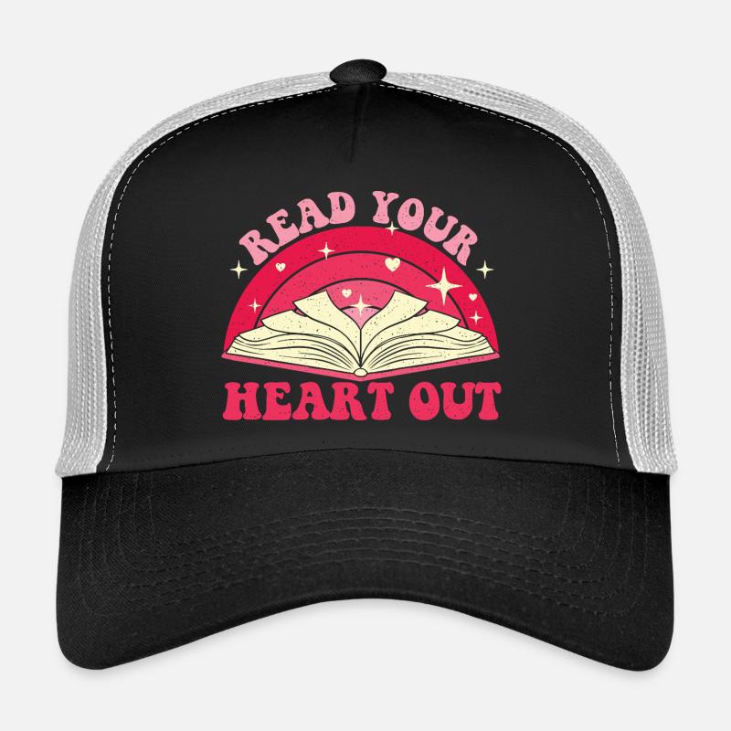 Lecteur drôle de Reader Reading Your Heart Out Casquette trucker 