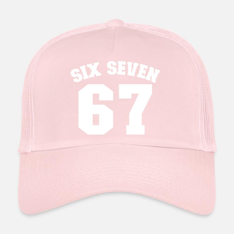 Six Seven Jersey Fun 67 Number 6-7 6 7 Six Seven Trucker Cap