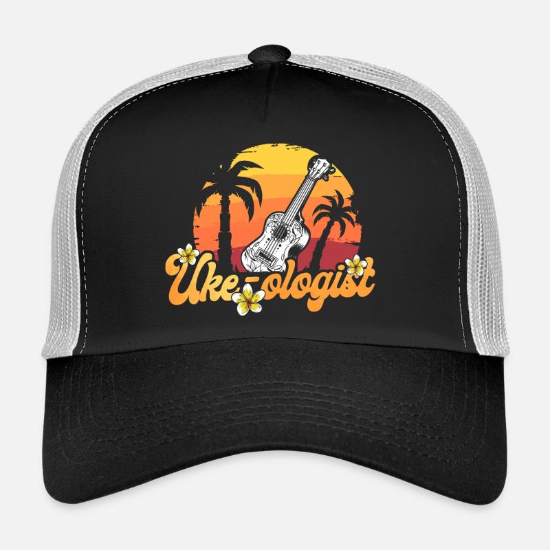 Hawaiian Ukulele Uke Uke-Ologist Trucker Cap