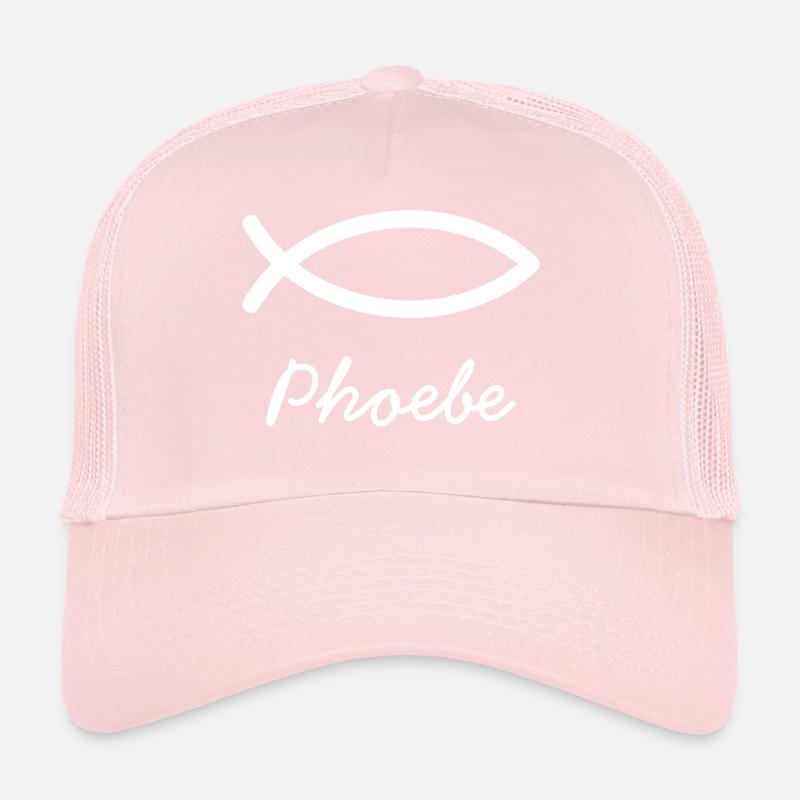 Phoebe christlicher Name mit P Mädchenname Taufe Trucker Cap