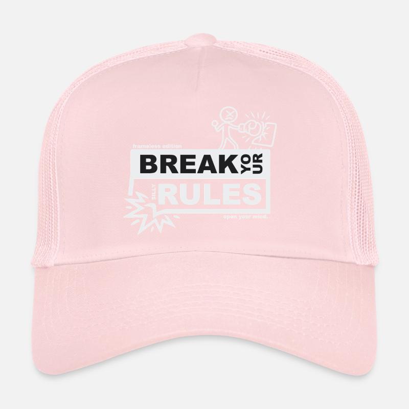 Brise tes règles ridicules - édition sans cadre Casquette trucker 
