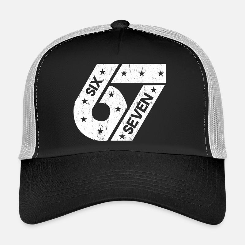 Mème du numéro universitaire Six Seven 67 Casquette trucker 