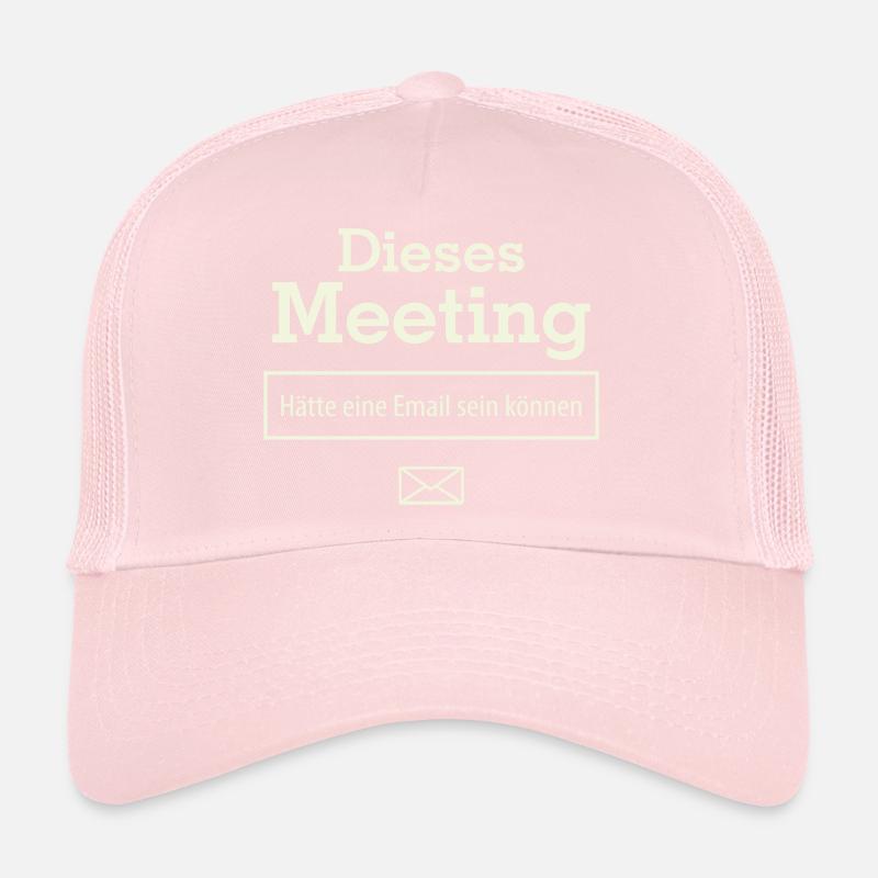 Cette réunion aurait pu être un e-mail Casquette trucker 