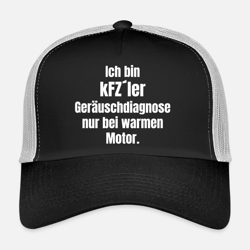 Diagnostic du bruit automobile Casquette trucker 