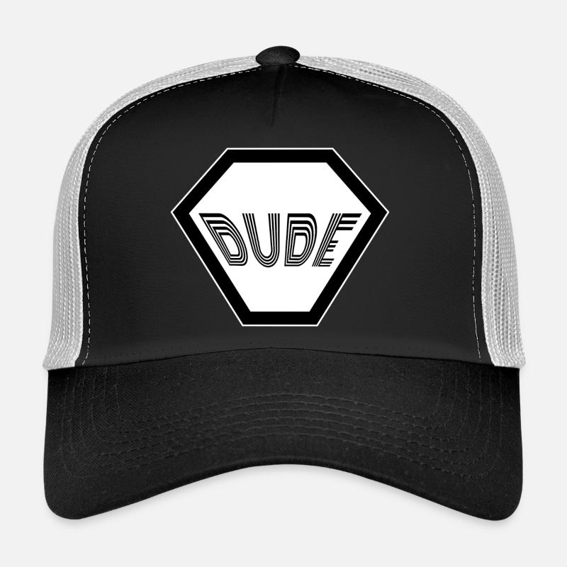 Dude Retro Man Bachelor Men Type Guy Trucker Cap
