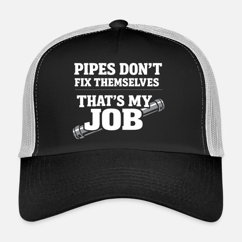 Pipe Whisperer, Plumber, Humor Gift Trucker Cap