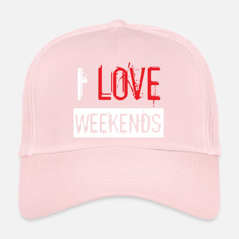 Love Red Paint Splatter Distressed Urban Design Trucker Cap