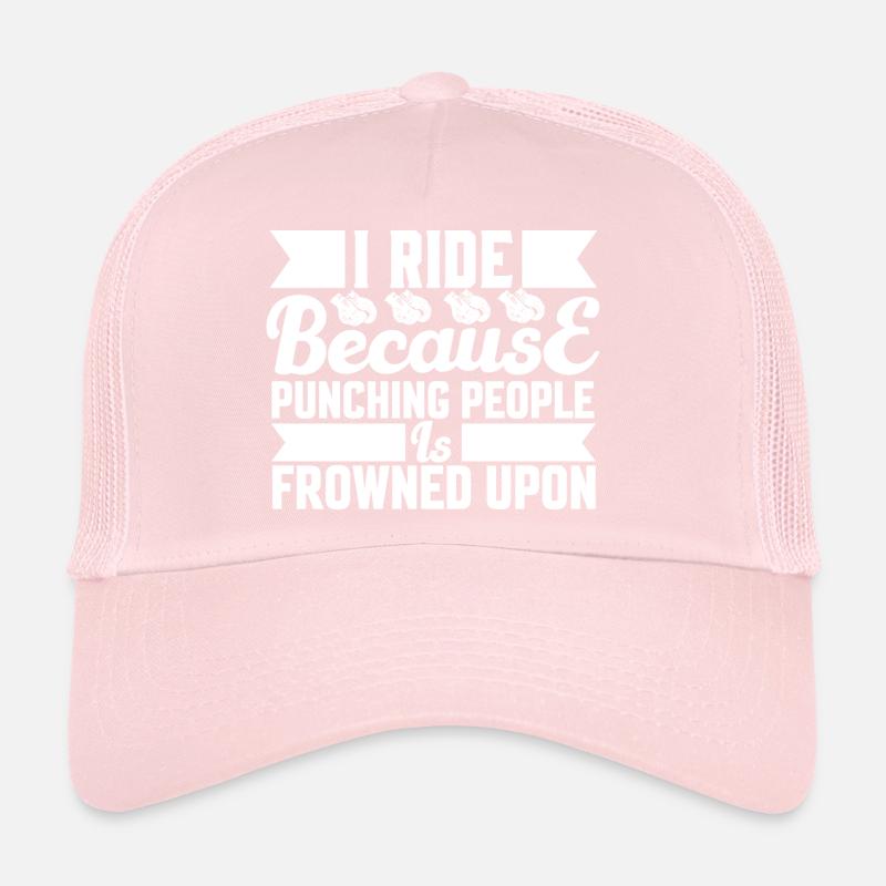 Roulez car les coups de poing sont interdits Casquette trucker 