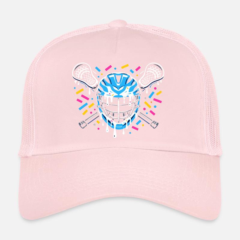 Lacrosse, joueurs de crosse, graphismes de crosse Casquette trucker 