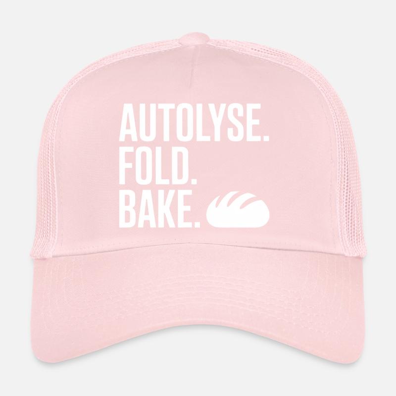 Typographie de la Rotation à Autolyse Casquette trucker 