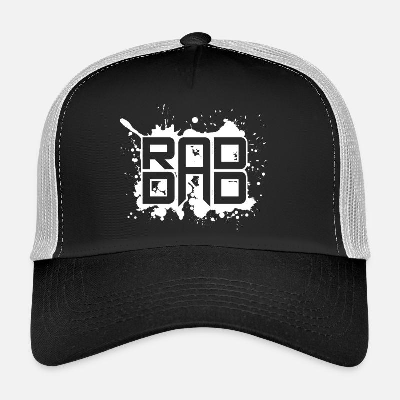 Rad Dad Retro Vintage Stil Vatergeschenk Trucker Cap