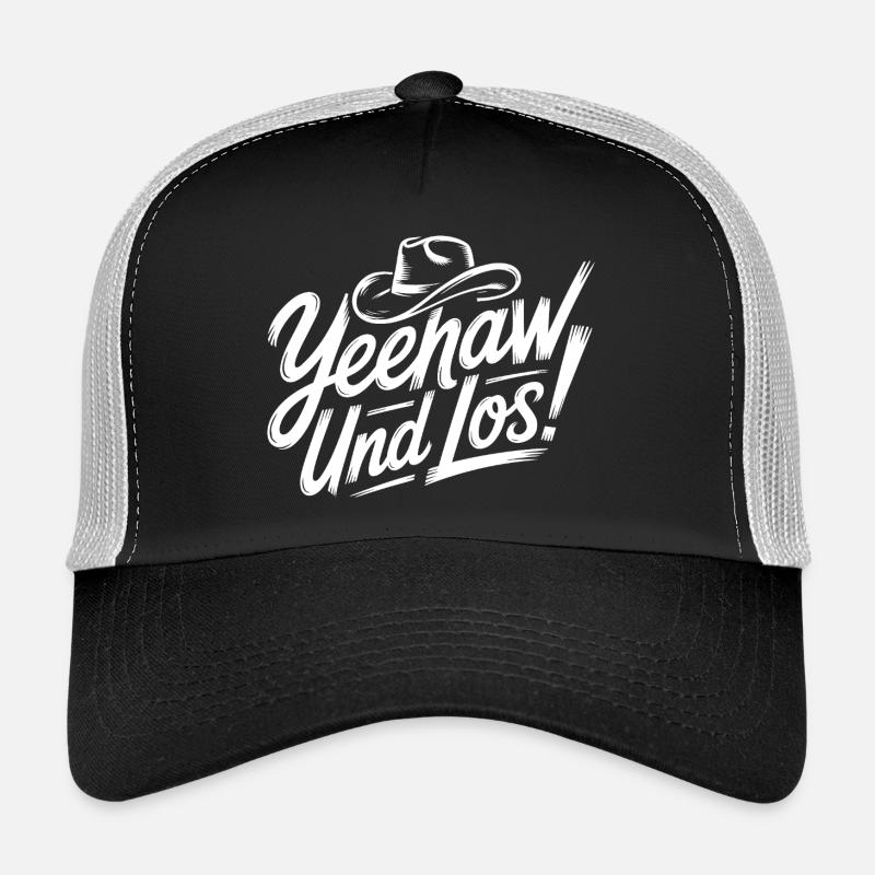 yes and go! Western Script Trucker Cap