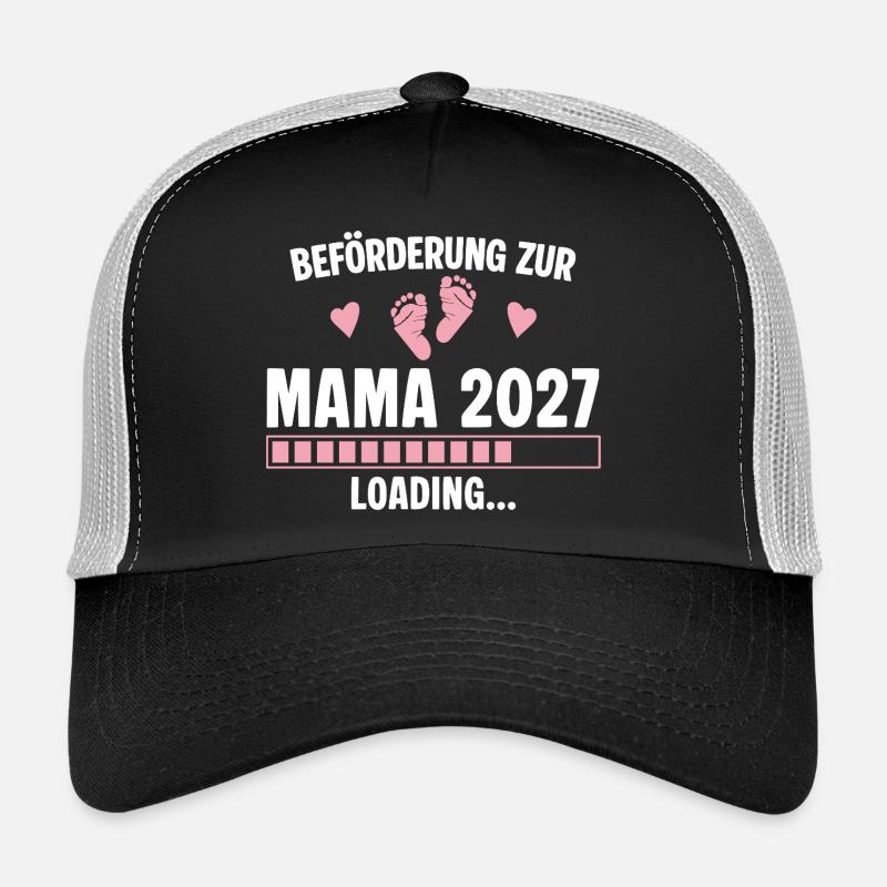 Beförderung zur Mama 2027 - Loading Schwanger Trucker Cap