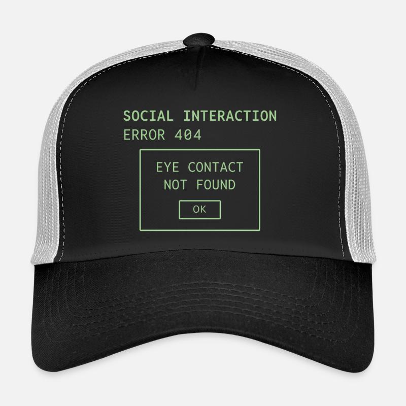 Fehler 404 bei sozialen Interaktionen Trucker Cap
